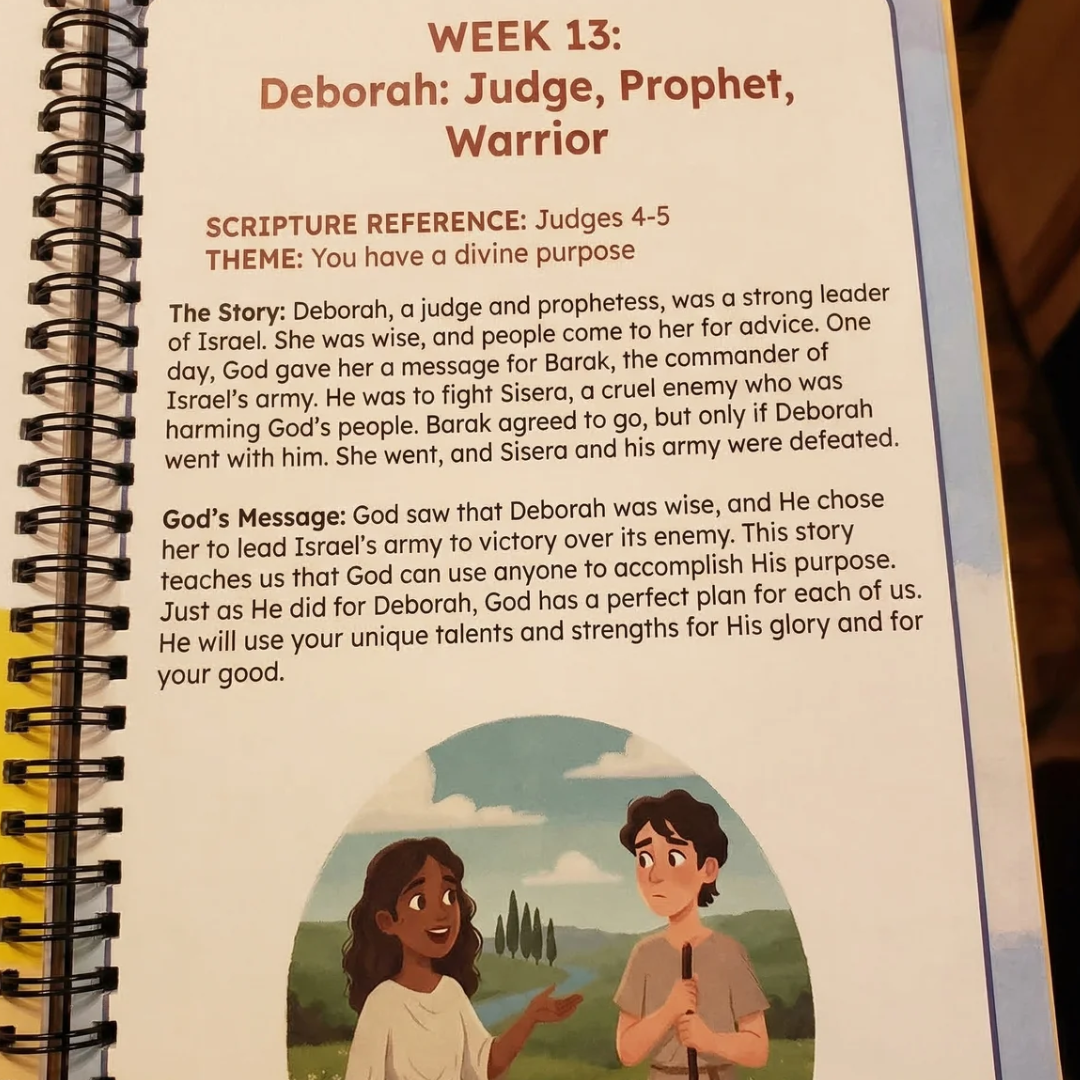 Bible Study Workbook for Kids