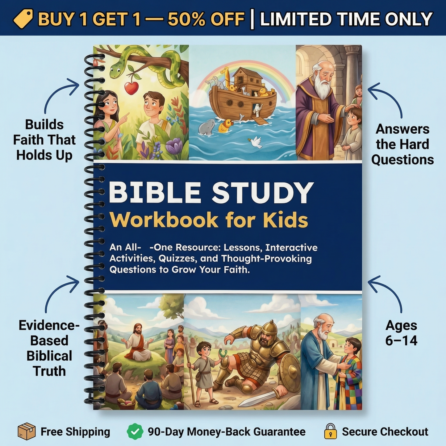 Bible Study Workbook for Kids